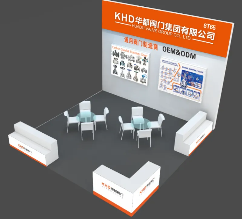Dove incontrare Huadu Valve Group (KHD) nell'ottobre 2026? Fiera internazionale delle valvole di Zhejiang, stand 8T65